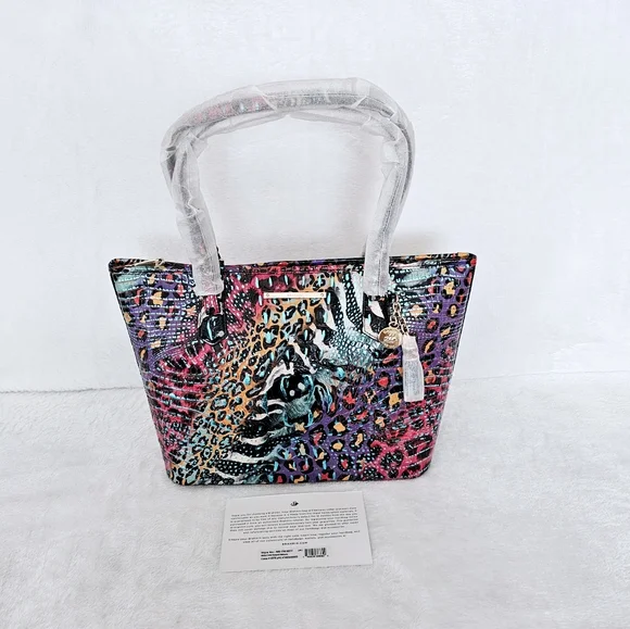 NWT Brahmin STAMPEDE Medium Asher w/Ady Wallet - Picture 2 of 16